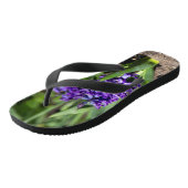 Tongs Géocinthe bleu au printemps (Incliné)