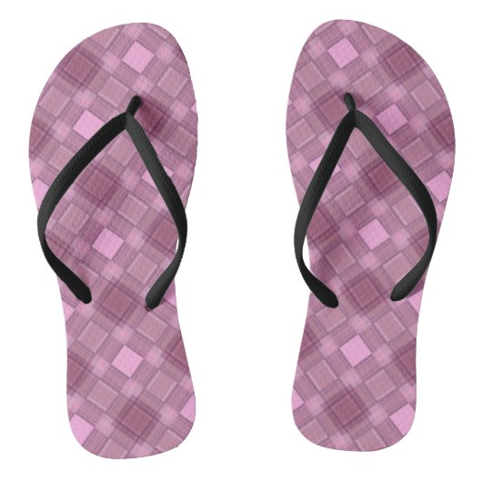 Tongs Géométri abstrait sans à damiers (Semelle)