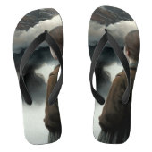 Tongs Girl with clouds (Semelle)