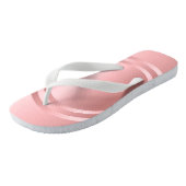 Tongs Glamor Rose Gold Modèle tendance moderne élégant (Incliné)