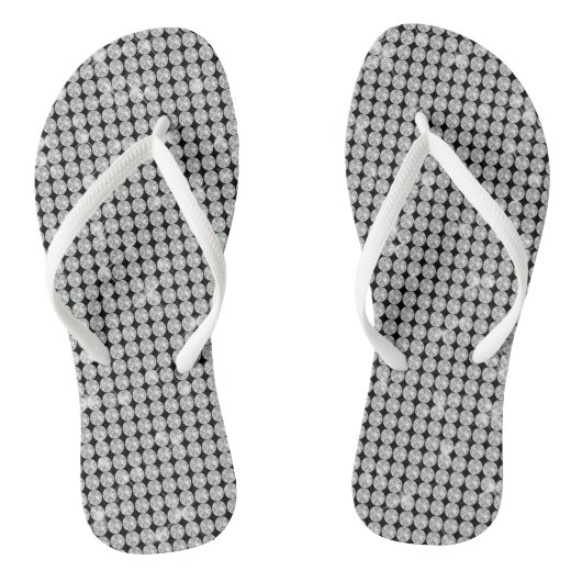 Tongs Glamour White Diamond (Semelle)