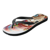 Tongs Gnome en fleurs (Incliné)