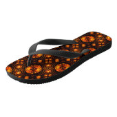 Tongs Gold Modern Boho Elegant Abstract Art Pattern #507 (Incliné)