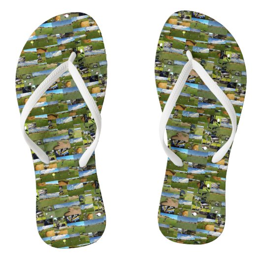 Tongs Golf, Collarge Photo, Flip Flops (Semelle)