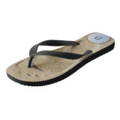 Tongs Golf Sand Trap Footprint Flip Flops for Golfers (Incliné)