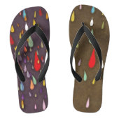Tongs Gouttes Colorées (Semelle)