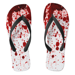 Tongs Gouttes de flipflop Splateaux de sang Vampire Goth