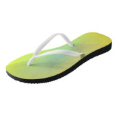 Tongs Gradation géométrique jaune moderne (Incliné)