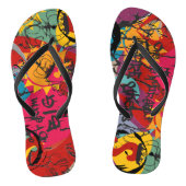 Tongs Graffiti Love Flip Flops (Semelle)