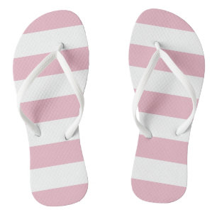 Tongs Grandes Pink, Grandes Blances, Motif Gratté