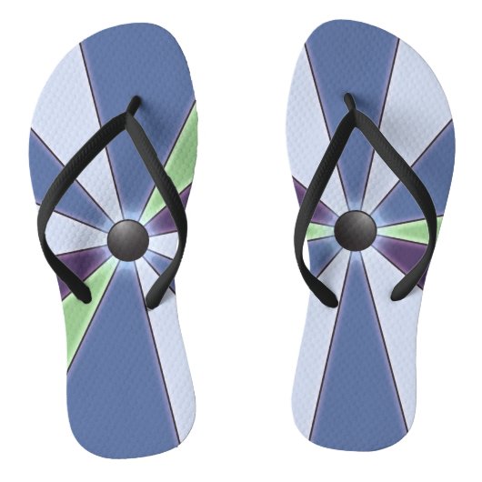Tongs Graphique couleur bleu (Semelle)