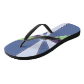 Tongs Graphique couleur bleu (Incliné)