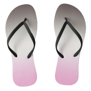 Tongs Gray rose ombre
