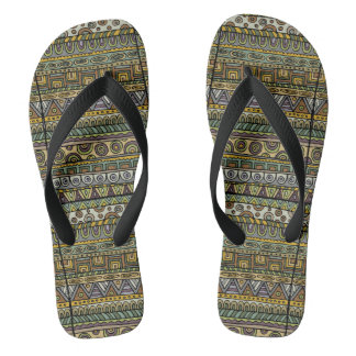 Tongs Graygreen Wax Adult Flip Flops, Wide Straps