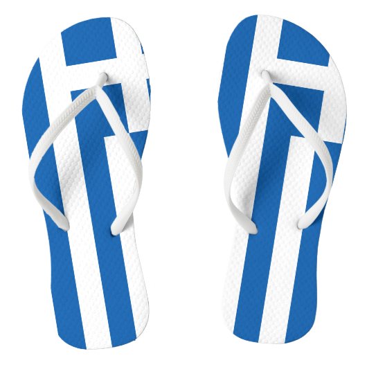 Tongs Grèce Drapeau du patriotisme grec (Semelle)