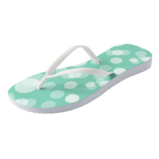 Tongs Green and White Bokee| Couleur DO-IT-YOURSELF (Incliné)