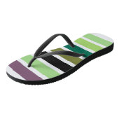 Tongs Green purple Black Hues (Incliné)