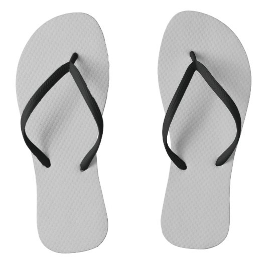 Tongs Gris clair, Nickel gris (Semelle)