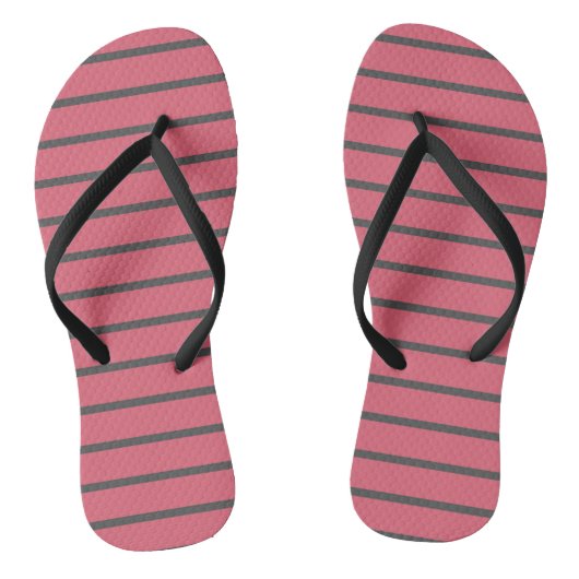 Tongs Gris et rose (Semelle)