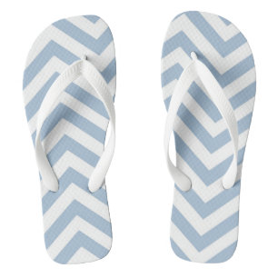 Tongs Grunge bleu-clair Chevron texturisé
