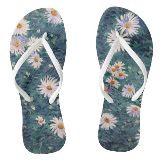 Tongs Gustave Caillebotte - Lit de marguerites, détails (Semelle)