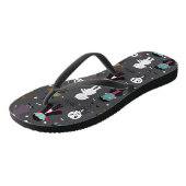 Tongs Halloween Vampire Frankenstein Ghost Scarecrow (Incliné)