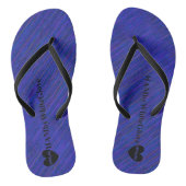 Tongs HAMbWG - Sangle mince - Flip-Flop - Royal Blue Mix (Semelle)
