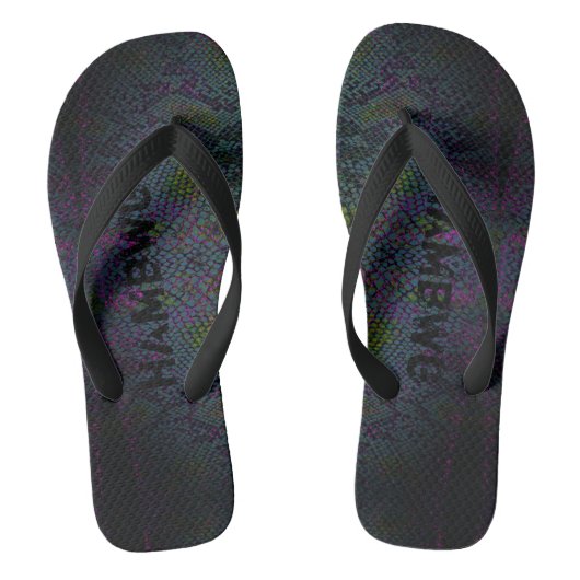 Tongs HAMbyWG - Flipp-Flops - Snake Dark (Semelle)