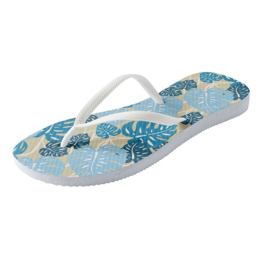 Tongs Hanger Cliff Hawaiian Monstera Leaf (Incliné)