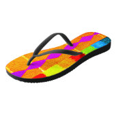 Tongs Harmonie de palette vive (Incliné)