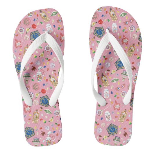 Tongs HARRY POTTER™ | Grenouilles au chocolat et Motif d (Semelle)