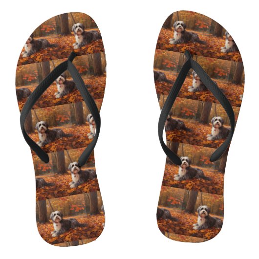 Tongs Havanais en automne Feuilles automne Inspiration (Semelle)