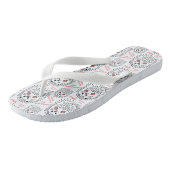 Tongs Hérisson drôle. Image cool et motif de texte (Incliné)
