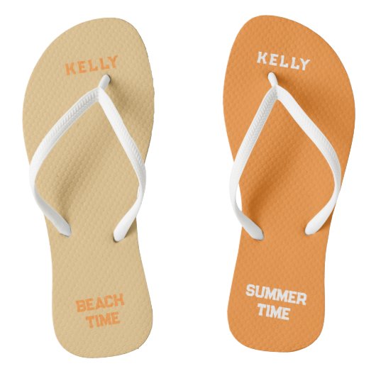 Tongs Heure d'été Heure de plage Nom (Semelle)
