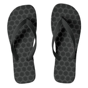 Tongs Hexagonal japonais traditionnel ligne blanche moti