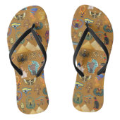 Tongs Hiéroglyphique égyptien ancien -Hiéroglyphie Motif (Semelle)