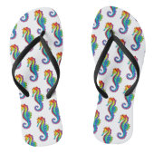 Tongs Hippocampe polygonal arc-en-ciel (Semelle)