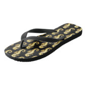 Tongs Hippocampe Polygonal Or (Incliné)