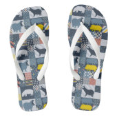 Tongs Hippopotame à coutures (Semelle)