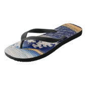 Tongs Hokusai Ocean Waves Sea Boats (Incliné)