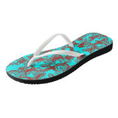 Tongs Homards phosphorescents rouges (Incliné)