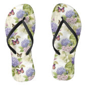 Tongs Hydrangée céleste violette (Semelle)