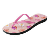 Tongs I <3 Petit Déjeuner Flip Flops (Incliné)