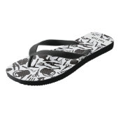 Tongs Icônes de jardinage en silhouette (Incliné)