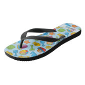 Tongs Icônes de Jouets de Plage (Incliné)