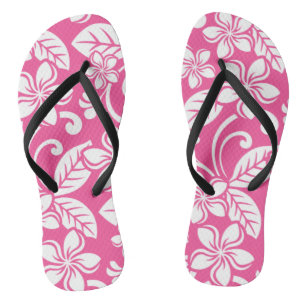 TONGS ÎLE PLUMÉRIA (PÊCHE ROSE)