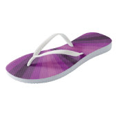 Tongs Illusion optique Flops à lèvres violettes (Incliné)