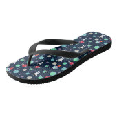 Tongs illustration de motif spatial (Incliné)