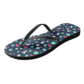 Tongs illustration de motif spatial (Incliné)