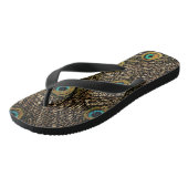 Tongs Illustration Peacock Splendor (Incliné)